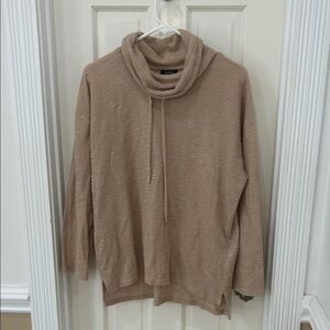 Jones New York Women's Cowl Neck Sweater in Tan